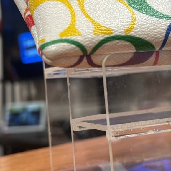 Coach Signature Rainbow Wristlet (Style #3289)(Pride Collection)(EUC) - Picture 5 of 11